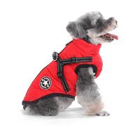 Aywoja Dog Coat with Harness Waterproof Dog Coat Easy to put on and take off Winter Warm Clothes Jacket for Puppy Small Medium Large Dogs