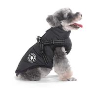 Aywoja Dog Coat with Harness Waterproof Dog Coat Easy to put on and take off Winter Warm Clothes Jacket for Puppy Small Medium Large Dogs