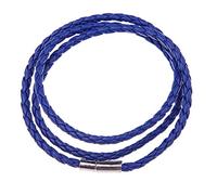 AYWTD Leather Bracelet,Handmade Multi-Layer Woven Creative Bracelets， Fashion Wristband Leather Bracelets ，for Women Men Blue