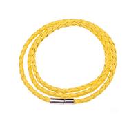 AYWTD Leather Bracelets for Women,Handmade Multi-Layer Woven Creative Bracelets， Fashion Wristband Leather Bracelets ，for Women Men Yellow