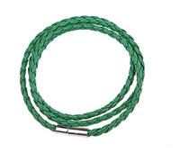 AYWTD Mens Leather Bracelet,Handmade Multi-Layer Woven Creative Bracelets, Fashion Wristband Leather Bracelets ,for Women Men Green