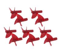 AYWTIUN 1Pair 5Pair Boat Propeller 28mm 2.3mm 3-Blades Left Right Prop for Boat Toy Boat Fishing Bait Boat DIY Toy Boat Model for boats(5 Pairs Red)