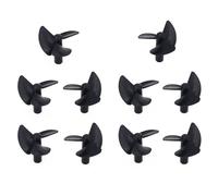 AYWTIUN 1Pair 5Pair Boat Propeller 28mm 2.3mm 3-Blades Left Right Prop for Boat Toy Boat Fishing Bait Boat DIY Toy Boat Model for boats(5 Pairs Black)