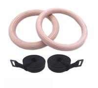 AYWTIUN Gymnastic Rings 25/28mm with Adjustable Buckles 1-5M Straps for Fitness Home Gym Pull Up Dips Muscle Ups Training for gymnastics(For Adult-4M)