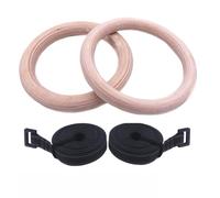 AYWTIUN Gymnastic Rings 25/28mm with Adjustable Buckles 1-5M Straps for Fitness Home Gym Pull Up Dips Muscle Ups Training for gymnastics(For Adult-5M)