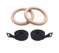 AYWTIUN Gymnastic Rings 25/28mm with Adjustable Buckles 1-5M Straps for Fitness Home Gym Pull Up Dips Muscle Ups Training for gymnastics(For Child-3Meter)