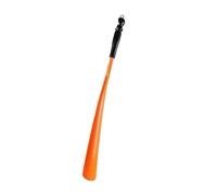 AYWTIUN Long Handled Shoe Horn 2Pcs Pregnant Woman Elderly Shoe Spoon Lazy People Spatula Long Handled Horns 47.5cm Hanging Ring Shoehorn(2pcs Orange)