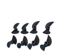 AYWTIUN RC Boat Prop Two Blades Paddle Screw 2 Blades Boat Propeller Positive/Reverse for 3.17mm/4.8/4.76mm Rc Boat Shaft for boats(ReverseD40For4p8)