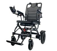 AYXRMX Foldable Electric Wheelchair with 500W Silent Motor, Carbon-Aluminium Hybrid Frame and 20km Range, Removable Battery for 150kg Capacity Urban Mobility
