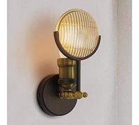 AYXRMX Retro Wall Lights Industrial Creative Wall Lamp Vintage Car Headlight Shape Wrought Iron Wall Sconce for Living Room Hallway Loft Garden Courtyard Wall Lighting Fixture