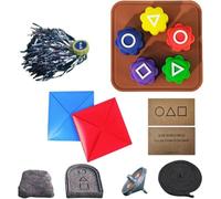 AYXRMX Squid TV Inspired Shape Matching Game Wooden Puzzle, Korean Traditional Travel Board Games for Cultural Learning Enthusiasts
