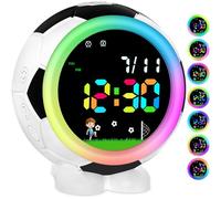 Ayybboo Digital Football Alarm Clock for Boys Girls Aged 4-15