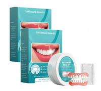 Ayyecoeeye Teeth, Ayyecoeeye Whitening Artificial Teeth Dentures, Silicone Reline Denture Set, Silicone Dental Prostheses, Comfortable (2)