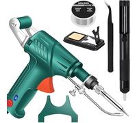 Ayyecoeeye Welding Gun, Internally Heated Industrial Laser Welding Tools, Class II ≤1mW Laser, for Copper Soldering Points on Electronic Product Circuit Boards,Green