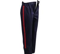 AYYOHON Han Solo Pants Mens Red Striped Pants Halloween Cosplay Trousers Adult Slim Fit Work Pants 2XL