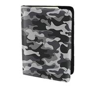 AYYQWE Abstract Camouflage Print Men Women Passport Travel Document Wallet Case Stylish Secure and Lightweigh