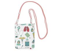 AYYQWE abstraction biology chemistry4 Print Slim Phone Crossbody Bag Multi-Purpose Sling Wallet for Travel Running Daily Use