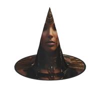 AYYQWE Ancient Egypt Tribe Series Print Comfortable Halloween Witch Hat Unisex For Parties Carnivals Christmas And Cosplay