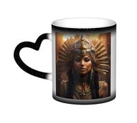 AYYQWE Ancient Egypt Tribe Series Print Starry Sky Color-Changing Mug Gift Ceramic Coffee Mugs Anniversary Daily Home