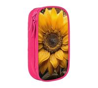 AYYQWE Beautiful Sunflower 4 Print Practical Pencil Case Multi-Compartment Office Travel School Art Daily Supplies