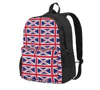 AYYQWE British Flag Print Large Capacity Backpack Water-Resistant Hiking Camping Picnics Commuting Essentials