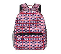 AYYQWE British Flag Print Leisure Backpack Lightweight Comfortable Adjustable Bag For Work Travel Everyday