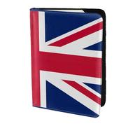 AYYQWE British Flag Print Men Women Passport Travel Document Wallet Case Stylish Secure and Lightweigh