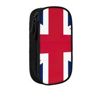 AYYQWE British Flag Print Practical Pencil Case Multi-Compartment Office Travel School Art Daily Supplies