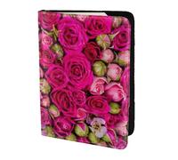 AYYQWE Budding Roses Print Men Women Passport Travel Document Wallet Case Stylish Secure and Lightweigh