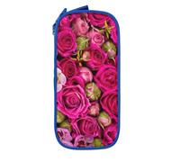 AYYQWE Budding Roses Print Practical Pencil Case Multi-Compartment Office Travel School Art Daily Supplies