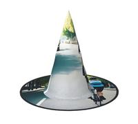 AYYQWE Car And Bicycle Print Comfortable Unisex Carnival Party Hat Cosplay Costume Masquerade Celebrations