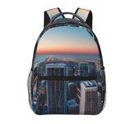 AYYQWE Chicago Illinois Usa 1 Print Leisure Backpack Lightweight Comfortable Adjustable Bag For Work Travel Everyday
