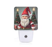 AYYQWE Christmas Traditional Gnome Print Night Light for Bedroom Kids Room Bathroom Dorm Living Room Safety Home Decor Gift