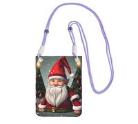 AYYQWE Christmas Traditional Gnome Print Slim Phone Crossbody Bag Multi-Purpose Sling Wallet for Travel Running Daily Use