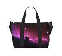 AYYQWE Dark Star Sky Print Men Women Hand Bag Lightweight Weekend Business Trips Camping Daily Commute Tote