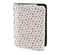 AYYQWE Delicious Cupcakes Print Men Women Passport Travel Document Wallet Case Stylish Secure and Lightweigh