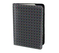 AYYQWE Dinosaur Palm Leaf Print Men Women Passport Travel Document Wallet Case Stylish Secure and Lightweigh