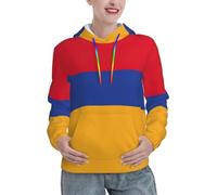 AYYQWE Flag Of Armenia Print Autumn Winter Women'S Hoodies Comfortable Casual Sweatshirts Fashion Pullover Black