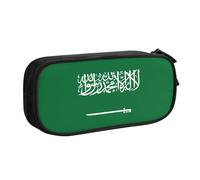 AYYQWE Flag of Saudi Arabia Print Stationery Bag Lightweight Pen Pouch School College Office Travel Boys Girls Adults