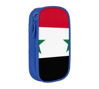 AYYQWE Flag of The Syrian Arab Republic Print Practical Pencil Case Multi-Compartment Office Travel School Art Daily Supplies
