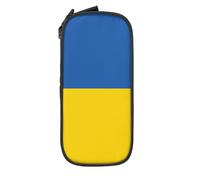 AYYQWE Flag of Ukraine Print Practical Pencil Case Multi-Compartment Office Travel School Art Daily Supplies