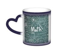 AYYQWE Formulas Shapes Theory Math Lesson Word Print Starry Sky Color-Changing Mug Gift Ceramic Coffee Mugs Anniversary Daily Home