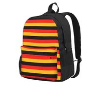 AYYQWE Germany Flag Print Large Capacity Backpack Water-Resistant Hiking Camping Picnics Commuting Essentials
