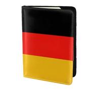 AYYQWE Germany Flag Print Men Women Passport Travel Document Wallet Case Stylish Secure and Lightweigh