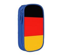 AYYQWE Germany Flag Print Practical Pencil Case Multi-Compartment Office Travel School Art Daily Supplies