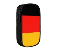 AYYQWE Germany Flag Print Practical Pencil Case Multi-Compartment Office Travel School Art Daily Supplies