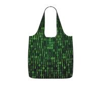 AYYQWE Hacker Era Print Foldable Reusable Shopping Tote Bag For Travel Gym Backpack Commuting Camping