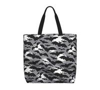 AYYQWE Halloween Bats Grey Print Comfortable Tote Portable Crossbody Shoulder Handbag Travel Gym Work Zipper Pocket