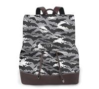 AYYQWE Halloween Bats Grey Print Women'S Backpack Stylish Versatile Rucksack Shopping Everyday Bag Travel Work