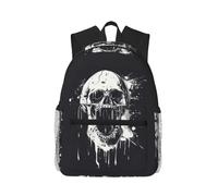 AYYQWE Horror Ghost Skull Print Unisex Casual Backpack Lightweight Water-Resistant Weekend Trips Travel Outdoor